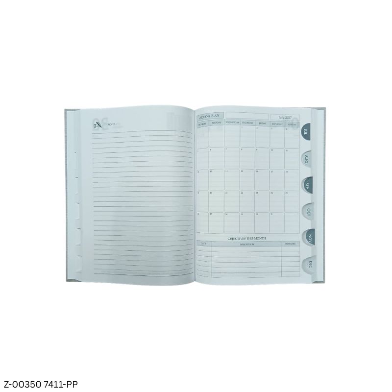 2027 – 7411-PP 365 Days Theme Diary | Month Cut Planner | Sunday Separate | Assorted Designs