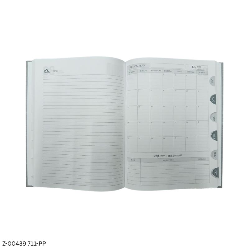 2027 – 711-PP 365 Days Theme Diary | Month Cut Planner | Sunday Separate | Assorted Designs
