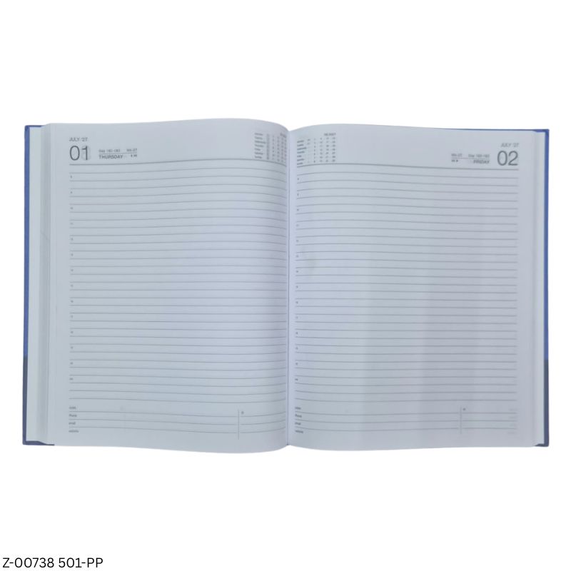 2027 – 501-PP 365 Days Art Cover Diary | Sunday Separate | Assorted Designs