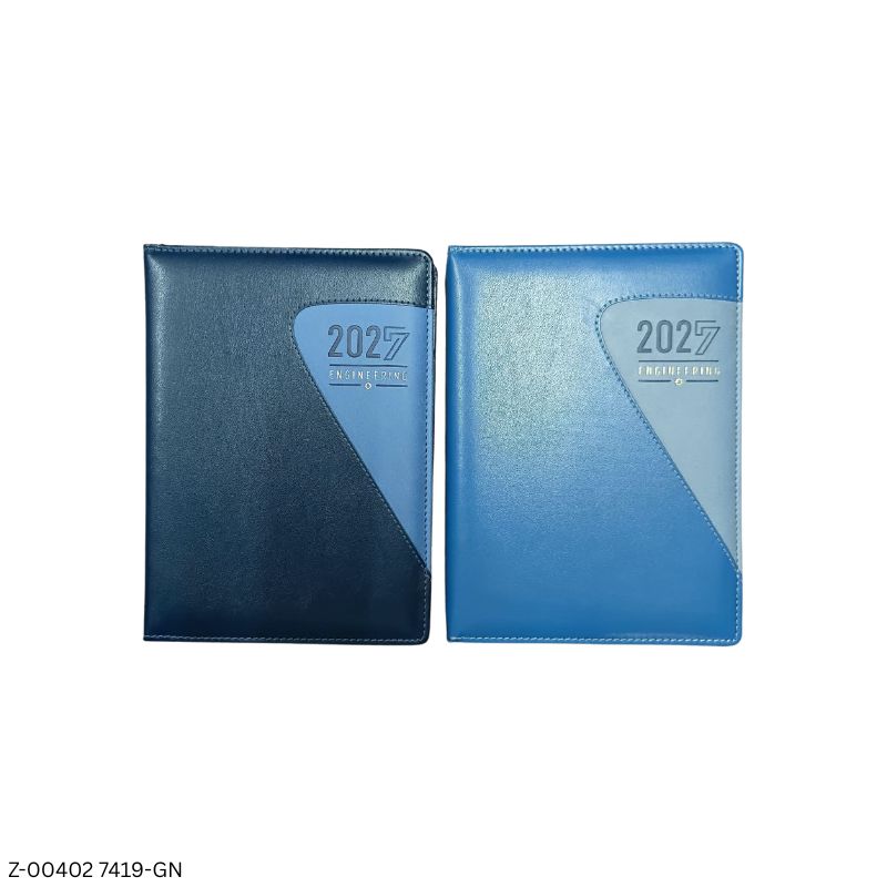 2027 – 7419-GN 365 Days Engineering Diary | Month Cut Planner | 48 Pages Engineering Information | Saturday-Sunday Separate | Assorted Colours