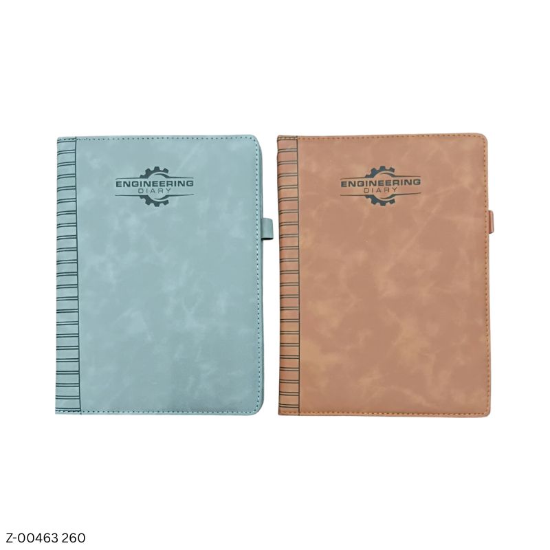 2027 – VA260 365 Days Engineering Leatherette Diary | Month-Cut Planner | 30 Pages of Engineering Information | Sunday Separate | Assorted Colours
