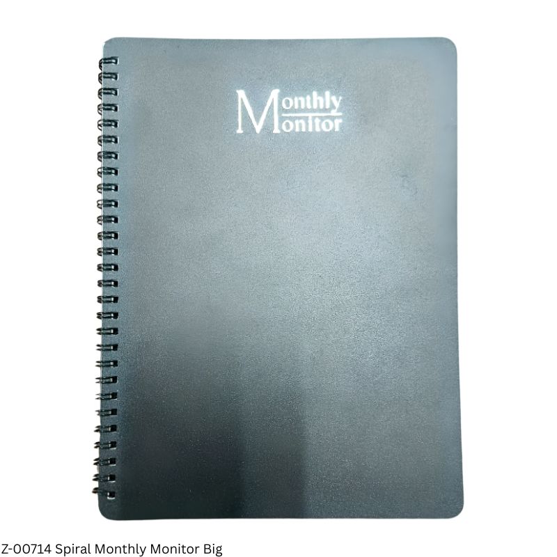 2027-28 Monthly Monitor with Wiro Binding – Big Size | 15 Months Planner (January 2027 to March 2028) for Appointments & Memoranda