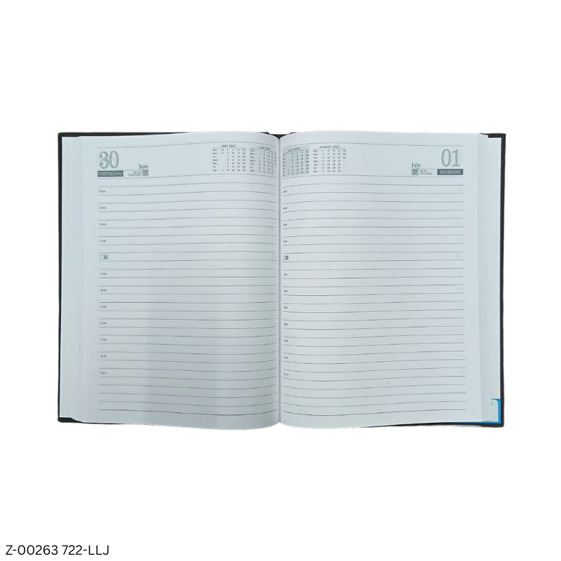 2027 – 722-LLJ Leatherette Diary | Saturday-Sunday Clubbed | Assorted Colours