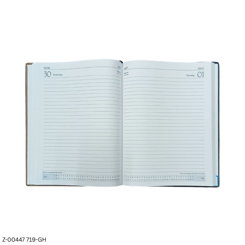 2027 – 719-GH Premium Leatherette Diary | Saturday-Sunday Clubbed | Assorted Designs