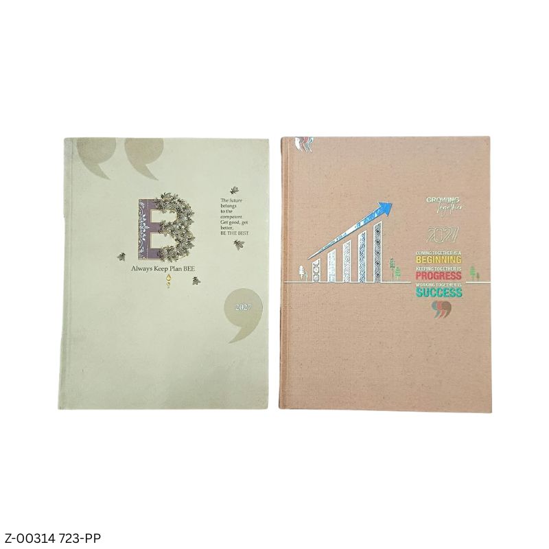 2027 – 723-PP Theme Diary | Saturday-Sunday Clubbed | Assorted Designs