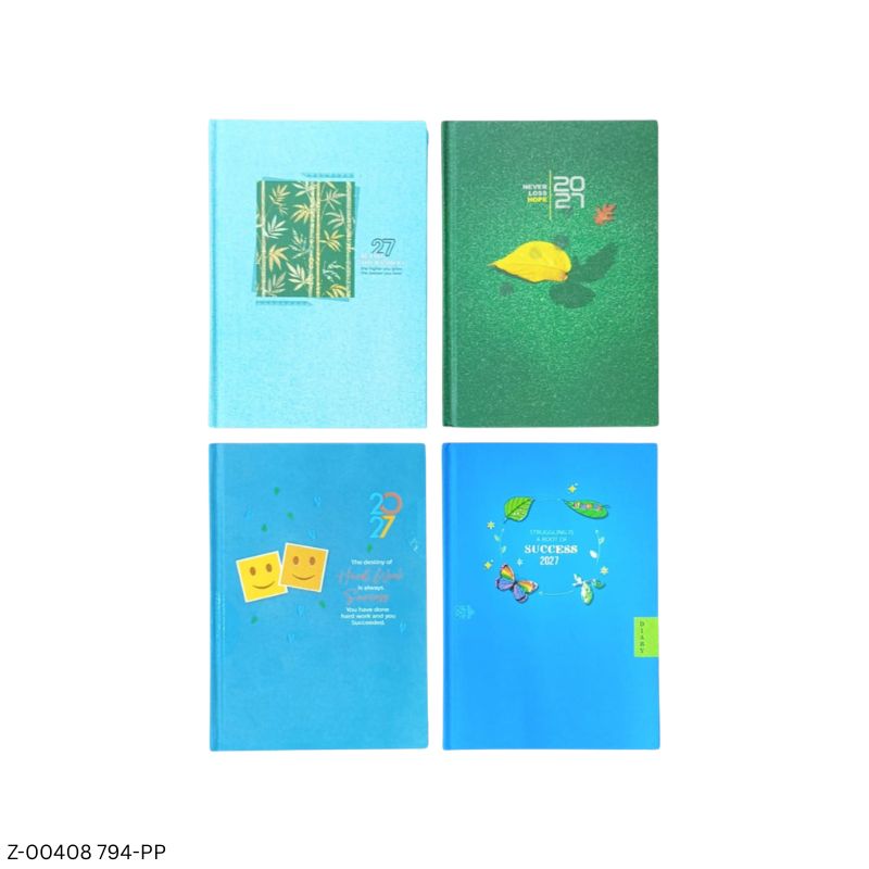 2027 – 794-PP Theme Diary | Saturday-Sunday Clubbed | Assorted Designs