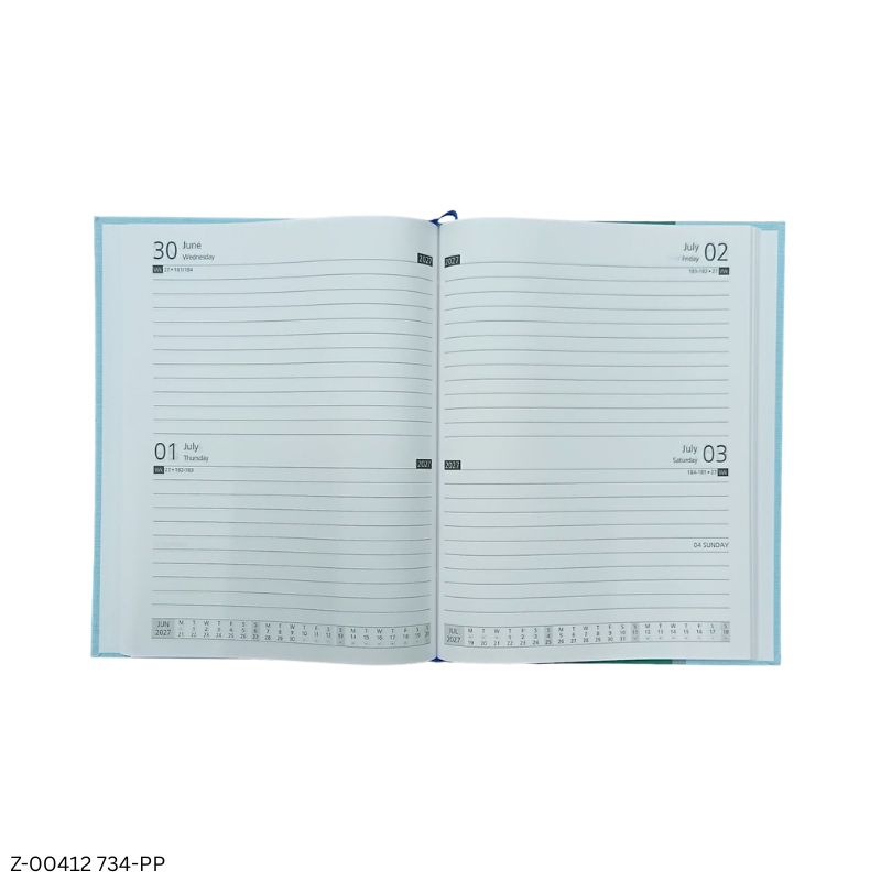 2027 – 734-PP Theme 2 Date Diary | Saturday-Sunday Clubbed | Assorted Designs