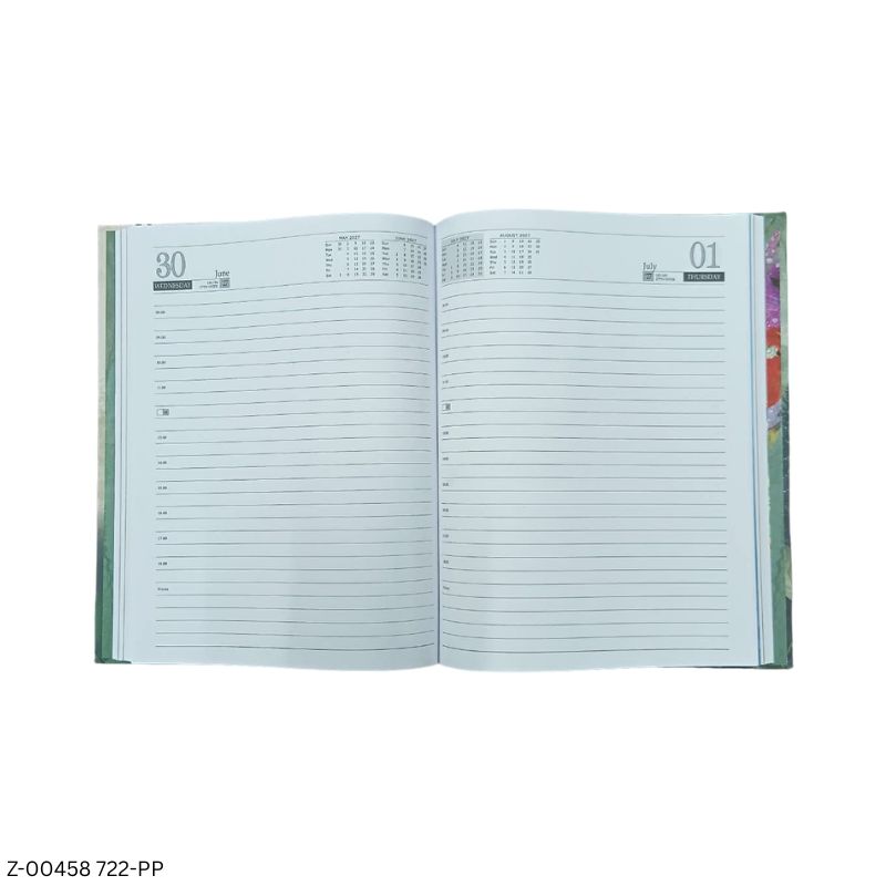 2027 – 722-PP Nature Theme Diary | Saturday-Sunday Clubbed | 4 Pages of Nature Photos