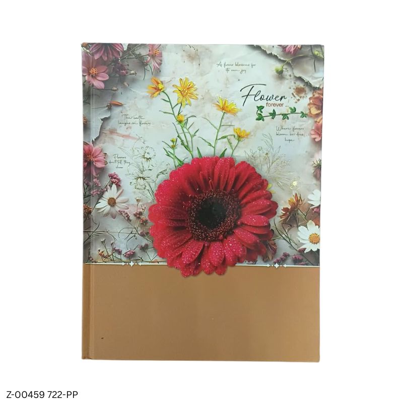 2027 – 722-PP Flower Theme Diary | Saturday-Sunday Clubbed | 4 Pages of Nature Photos