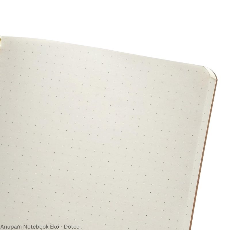 Anupam Eko Journal – 120 Pages | Kraft Paper Cover | Stitched Binding | Elastic Closure | Multiple Ruling Options