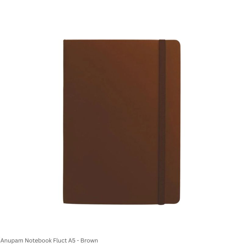 Notebook Anupam Fluct Rulled Journal – Premium Matte Finish with Elastic Closure
