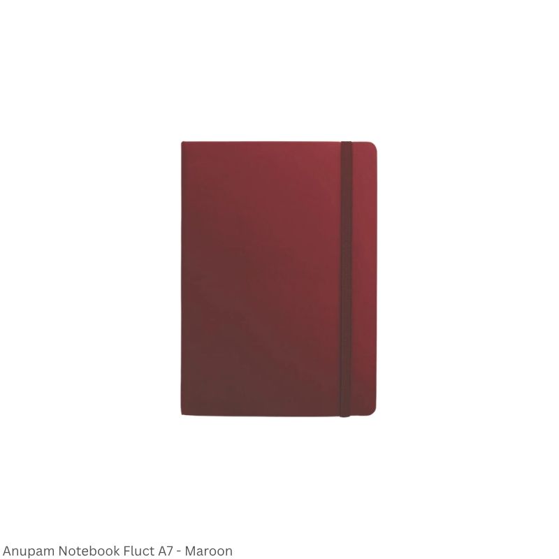 Notebook Anupam Fluct Rulled Journal – Premium Matte Finish with Elastic Closure