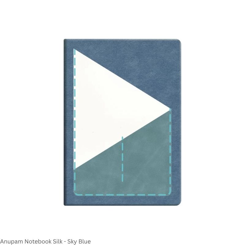 Anupam Slik Journal – 160 Pages | 100 GSM Paper | Textured Cover | Assorted Colours