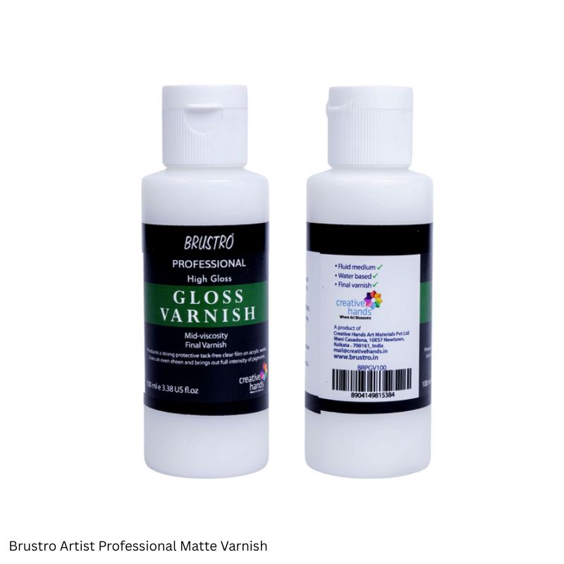 Brustro Artist Professional Non-Yellowing Art Matte Varnish 100ml