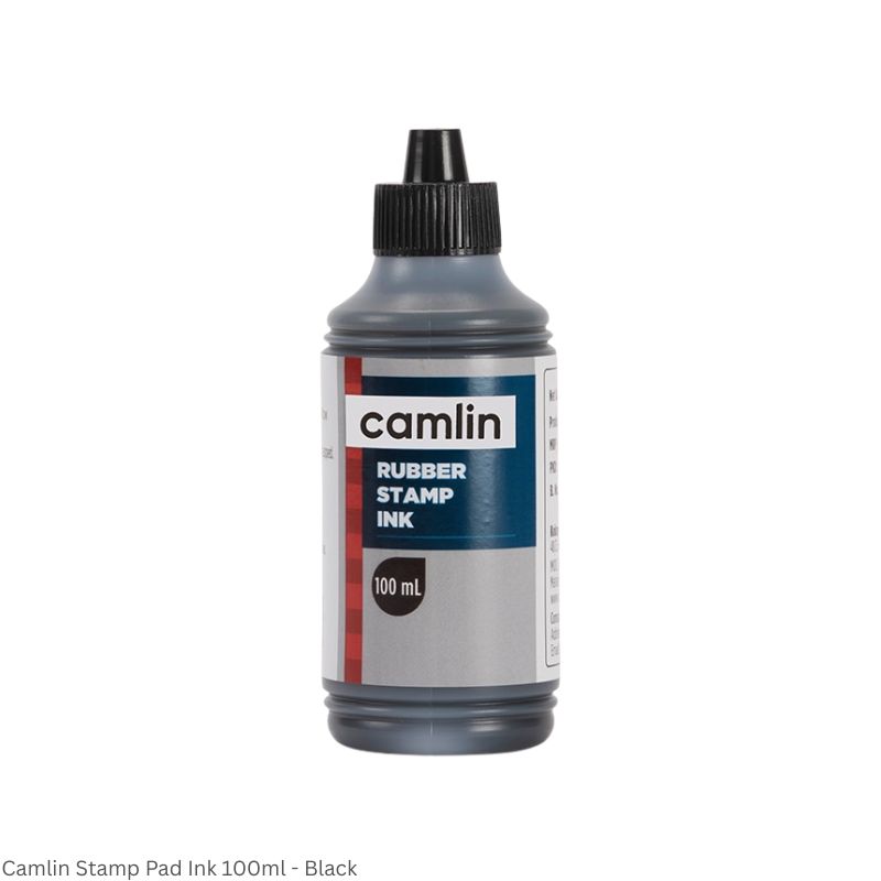 Camlin Stamp Pad Ink 25ml and 100ml Available in Violet, Red and Black