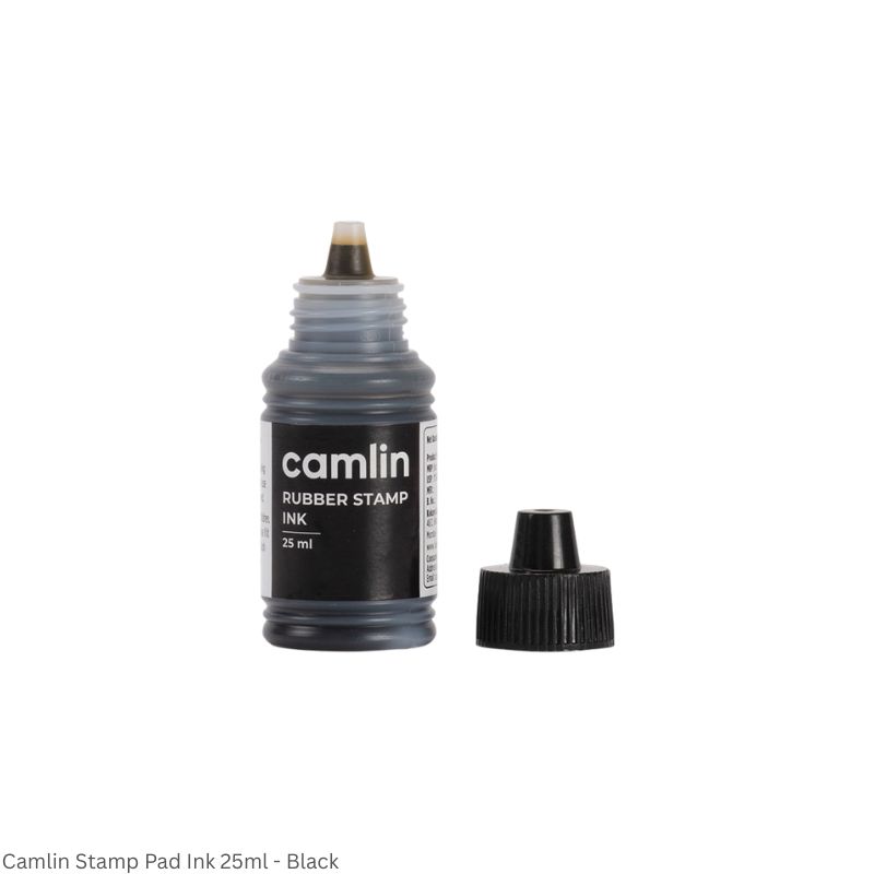 Camlin Stamp Pad Ink 25ml and 100ml Available in Violet, Red and Black