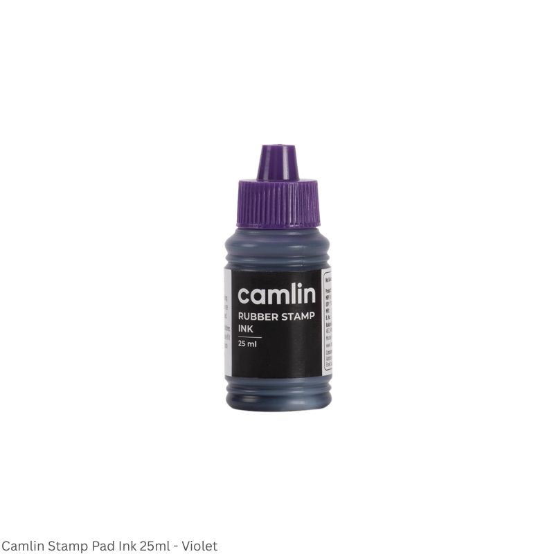 Camlin Stamp Pad Ink 25ml and 100ml Available in Violet, Red and Black