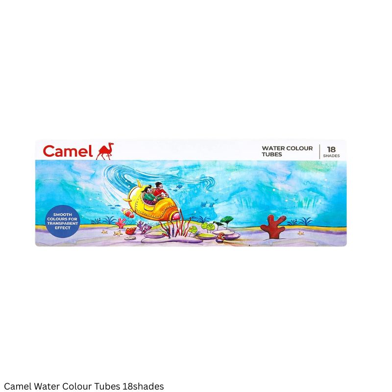 Camel Student Water Colour Tube Set – 18 Shades, 5ml Each