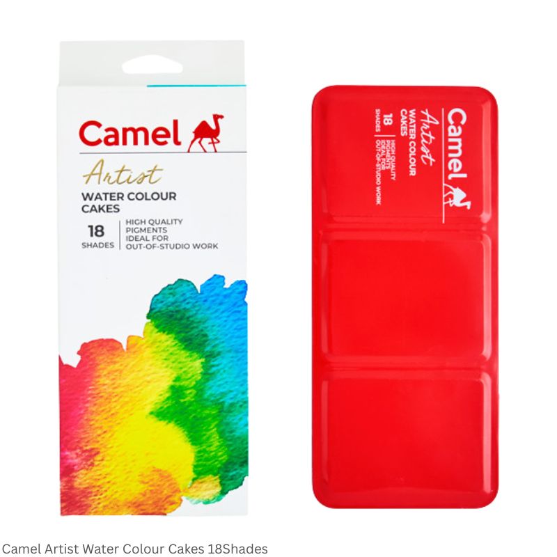 Camel Artist Water Colours Cakes 18, 24 and 48 Shades