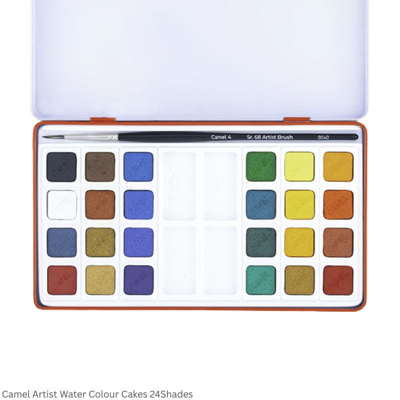 Camel Artist Water Colours Cakes 18, 24 and 48 Shades