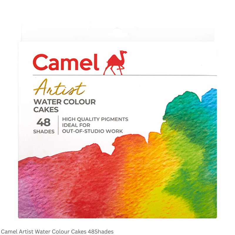 Camel Artist Water Colours Cakes 18, 24 and 48 Shades