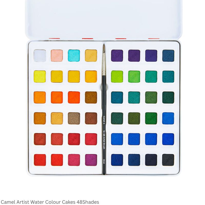 Camel Artist Water Colours Cakes 18, 24 and 48 Shades