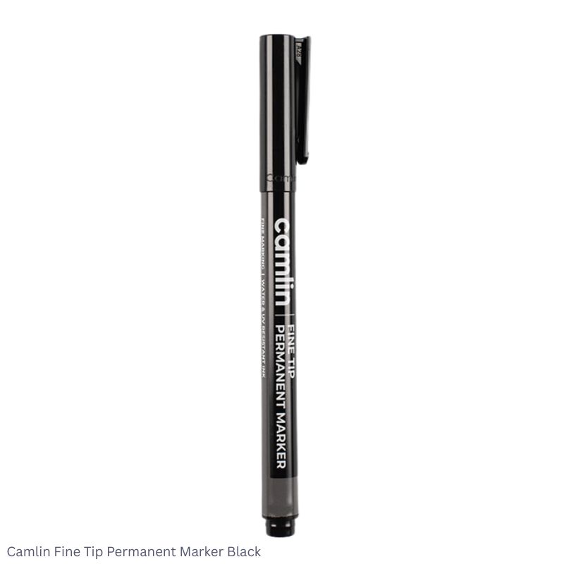 Fine Tip Permanent Marker Camlin in 4 Different Colors