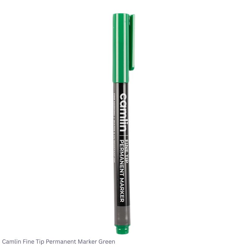 Fine Tip Permanent Marker Camlin in 4 Different Colors