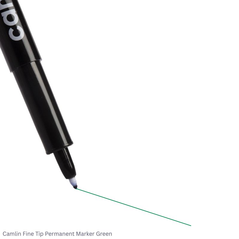 Fine Tip Permanent Marker Camlin in 4 Different Colors