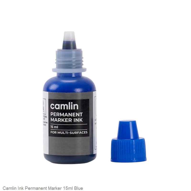 Permanent Marker Ink Camlin in 4 Different Colours 15ml per bottle
