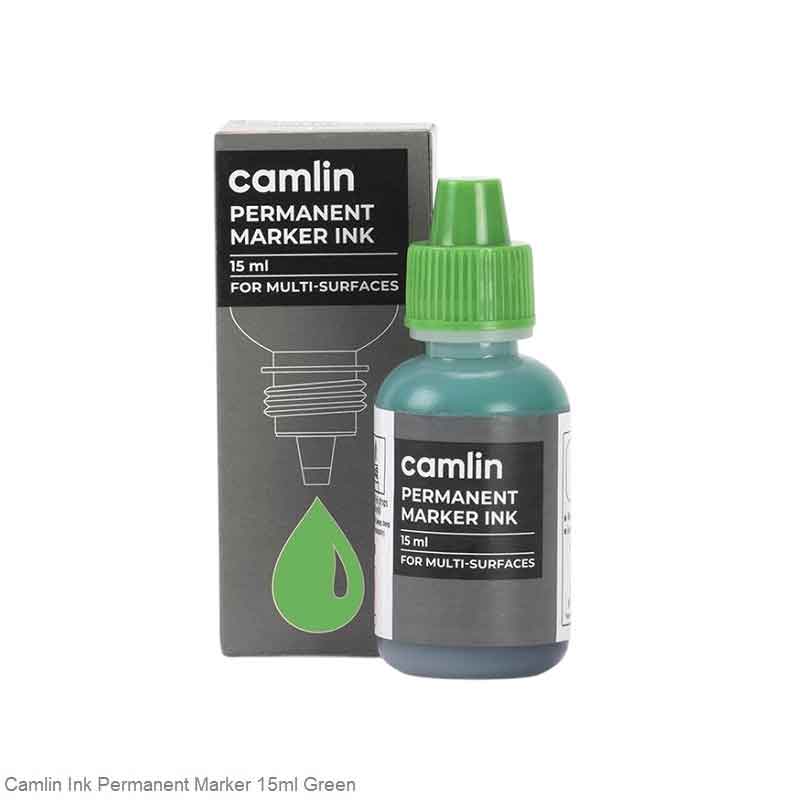 Permanent Marker Ink Camlin in 4 Different Colours 15ml per bottle