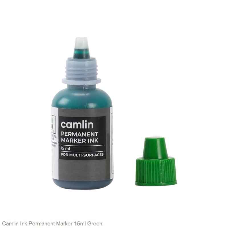 Permanent Marker Ink Camlin in 4 Different Colours 15ml per bottle