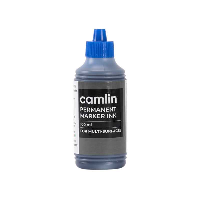 Permanent Marker Ink Camlin in 4 Different Colours 100ml per bottle
