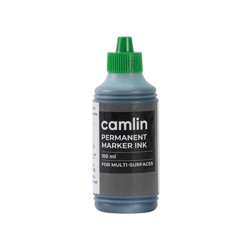 Permanent Marker Ink Camlin in 4 Different Colours 100ml per bottle