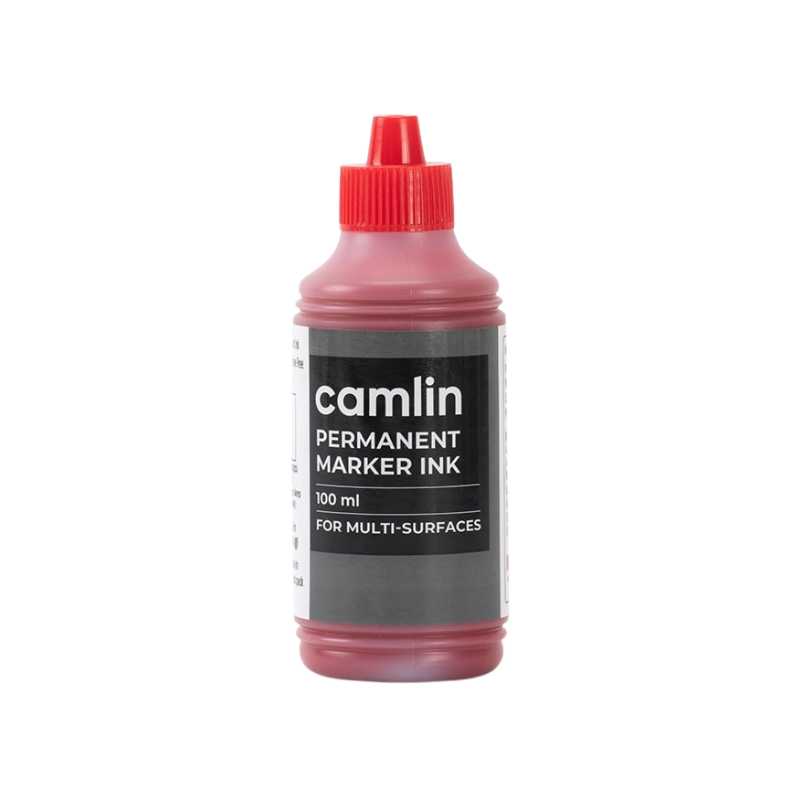 Permanent Marker Ink Camlin in 4 Different Colours 100ml per bottle