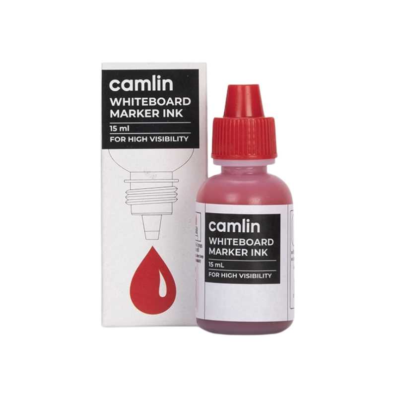 White Board Marker Ink Camlin in 4 Different Colours 15ml per bottle