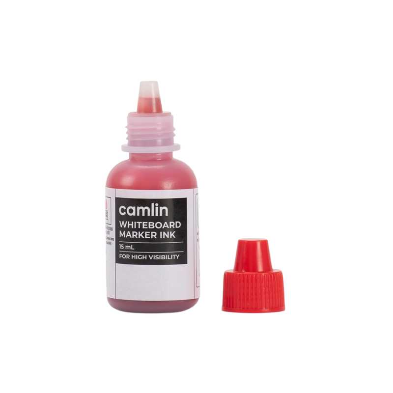 White Board Marker Ink Camlin in 4 Different Colours 15ml per bottle