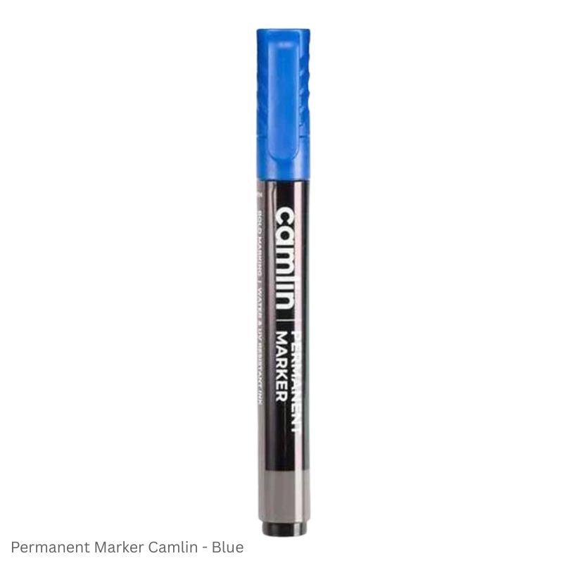 Permanent Marker Camlin in 4 Different Colours