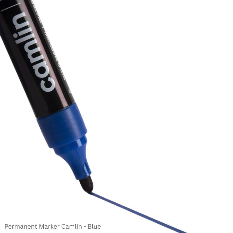 Permanent Marker Camlin in 4 Different Colours