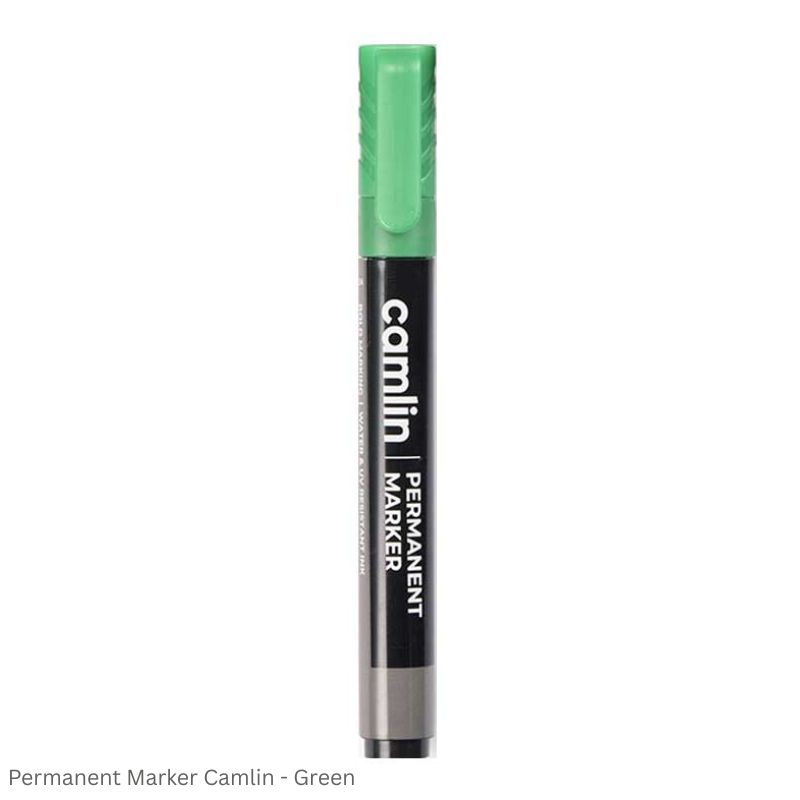Permanent Marker Camlin in 4 Different Colours