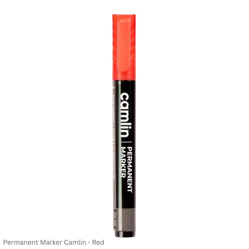 Permanent Marker Camlin in 4 Different Colours