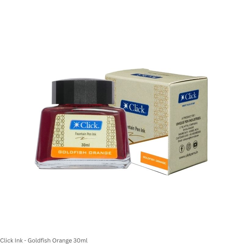 CLICK Fountain Pen Ink – Smooth Flowing Premium Ink – Assorted Colours – 30ml & 50ml