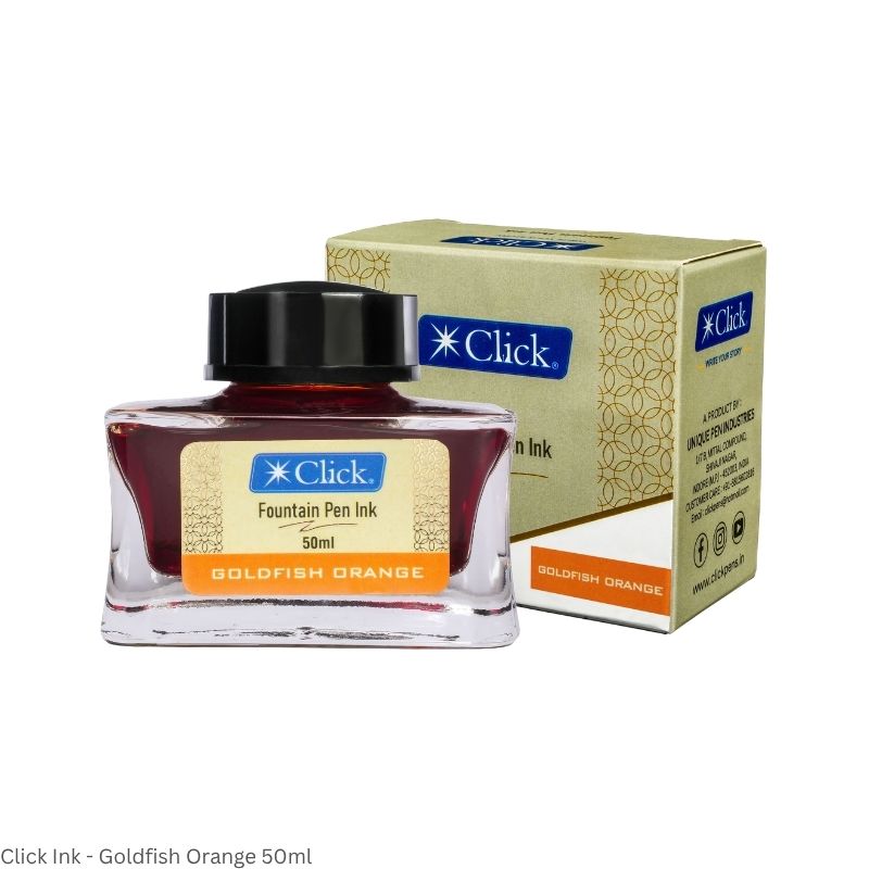CLICK Fountain Pen Ink – Smooth Flowing Premium Ink – Assorted Colours – 30ml & 50ml
