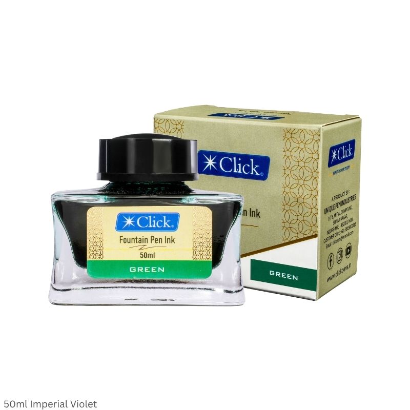 CLICK Fountain Pen Ink – Smooth Flowing Premium Ink – Assorted Colours – 30ml & 50ml