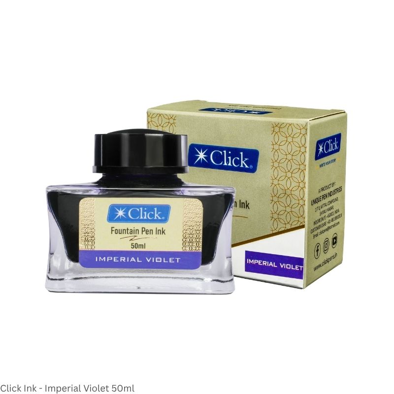 CLICK Fountain Pen Ink – Smooth Flowing Premium Ink – Assorted Colours – 30ml & 50ml