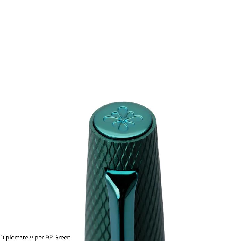 Diplomat Viper Green Ballpoint Fine Point Pen – Black Ink