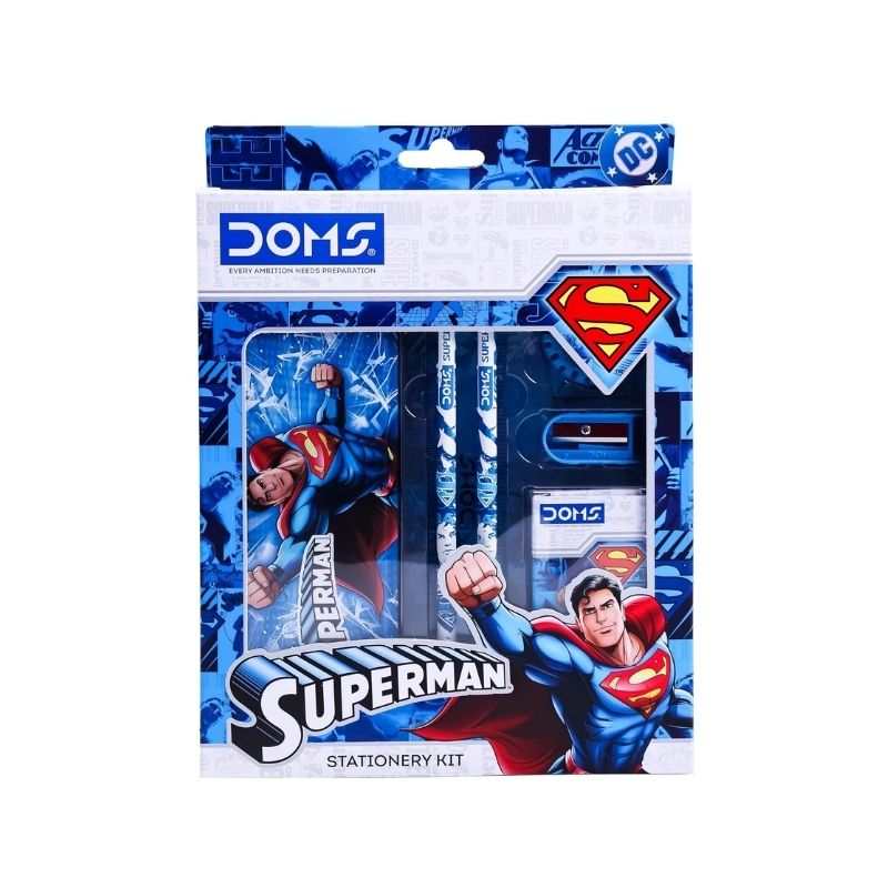 DOMS Stationery Kits – Speedz, Wonder Woman, Batman, Superman, Unicorn