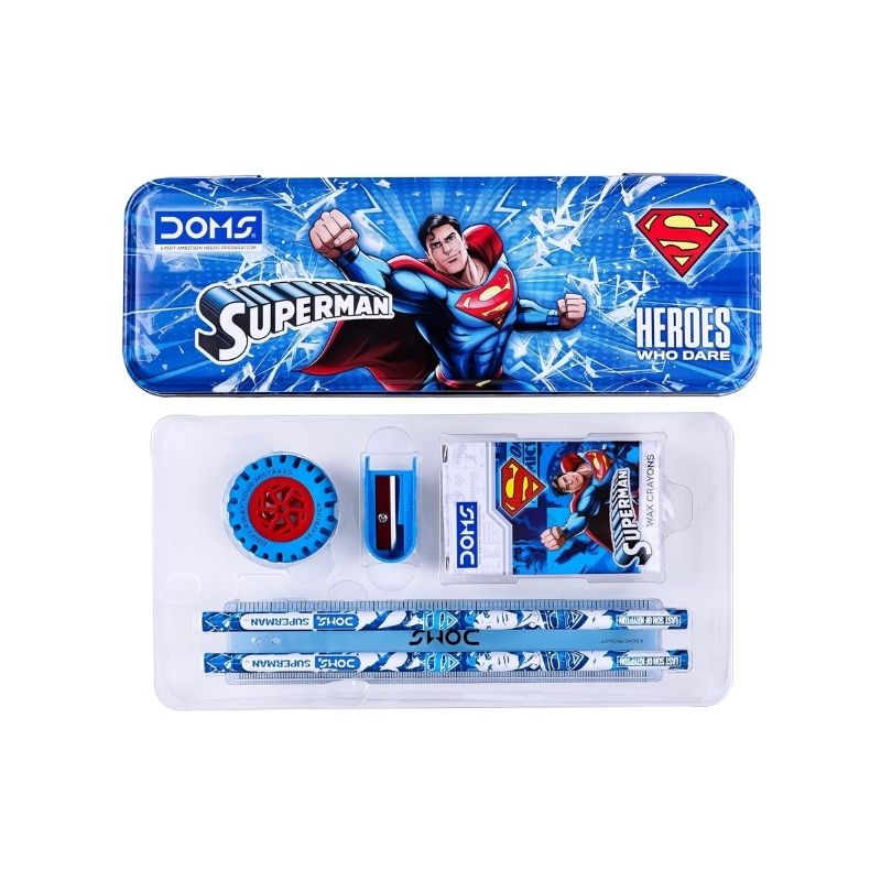 DOMS Stationery Kits – Speedz, Wonder Woman, Batman, Superman, Unicorn