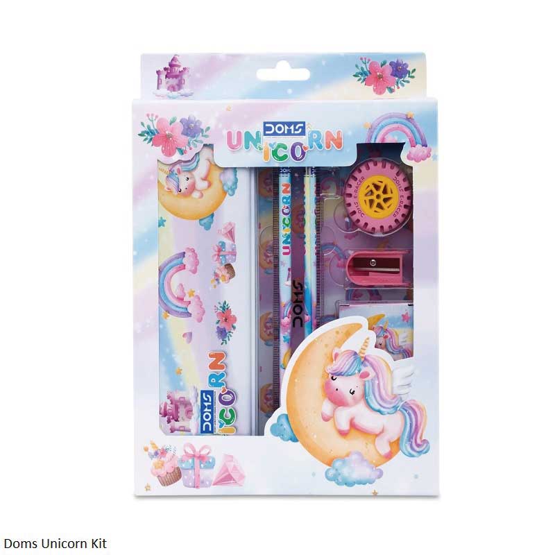 DOMS Stationery Kits – Speedz, Wonder Woman, Batman, Superman, Unicorn