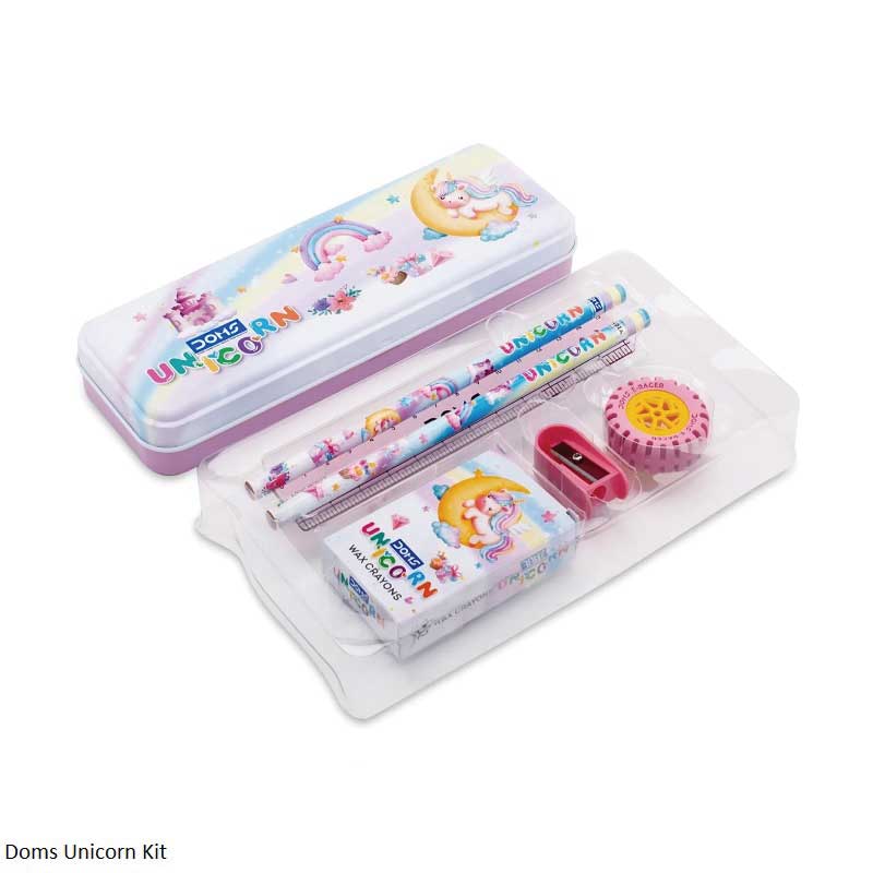 DOMS Stationery Kits – Speedz, Wonder Woman, Batman, Superman, Unicorn